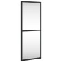 Espejo de pared rectangular de hierro negro 20x50 cm de vidaXL, Espejos - Ref: Foro24-358645, Precio: 33,14 €, Descuento: %