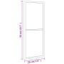 Espejo de pared rectangular de hierro negro 20x50 cm de vidaXL, Espejos - Ref: Foro24-358645, Precio: 33,14 €, Descuento: %