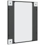 Espejo de pared rectangular de hierro negro 50x60 cm de vidaXL, Espejos - Ref: Foro24-358647, Precio: 57,70 €, Descuento: %