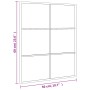 Espejo de pared rectangular de hierro negro 50x60 cm de vidaXL, Espejos - Ref: Foro24-358647, Precio: 57,70 €, Descuento: %