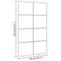 Rectangular black iron wall mirror 50x80 cm by vidaXL, Mirrors - Ref: Foro24-358648, Price: 82,26 €, Discount: %