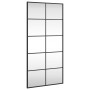 Espejo de pared rectangular de hierro negro 50x100 cm de vidaXL, Espejos - Ref: Foro24-358649, Precio: 80,16 €, Descuento: %