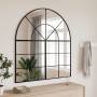 Black iron arch wall mirror 100x50 cm by vidaXL, Mirrors - Ref: Foro24-358652, Price: 77,20 €, Discount: %