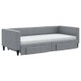 Sofá cama nido con cajones tela gris claro 90x200 cm de vidaXL, Camas y somieres - Ref: Foro24-3196632, Precio: 473,11 €, Des...