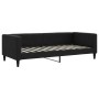 Trundle sofa bed with drawers black fabric 90x200 cm by vidaXL, Beds and slatted bases - Ref: Foro24-3196634, Price: 488,36 €...