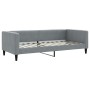 Trundle sofa bed with drawers light gray fabric 100x200 cm by vidaXL, Beds and slatted bases - Ref: Foro24-3196637, Price: 49...