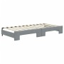 Trundle sofa bed with drawers light gray fabric 100x200 cm by vidaXL, Beds and slatted bases - Ref: Foro24-3196637, Price: 49...