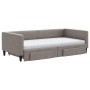 Sofá cama nido con cajones tela gris taupe 100x200 cm de vidaXL, Camas y somieres - Ref: Foro24-3196640, Precio: 635,82 €, De...