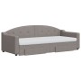 Trundle sofa bed with drawers taupe gray fabric 80x200 cm by vidaXL, Beds and slatted bases - Ref: Foro24-3197582, Price: 482...