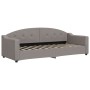 Trundle sofa bed with drawers taupe gray fabric 80x200 cm by vidaXL, Beds and slatted bases - Ref: Foro24-3197582, Price: 482...