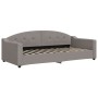 Trundle sofa bed with drawers taupe gray fabric 90x200 cm by vidaXL, Beds and slatted bases - Ref: Foro24-3197587, Price: 499...