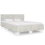 Estructura de cama de ratán natural gris 140x200 cm de vidaXL, Camas y somieres - Ref: Foro24-283091, Precio: 283,90 €, Descu...