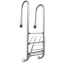 Pool ladder 3 steps 304 stainless steel 120 cm by vidaXL, Pool stairs and ramps - Ref: Foro24-90502, Price: 178,52 €, Discoun...