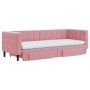 Sofá cama nido con cajones terciopelo rosa 80x200 cm de vidaXL, Camas y somieres - Ref: Foro24-3196759, Precio: 469,99 €, Des...