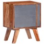 Gray Sheesham solid wood bedside table 40x30x50 cm by vidaXL, Nightstands - Ref: Foro24-286370, Price: 61,99 €, Discount: %