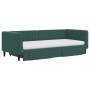 Sofá cama nido con cajones terciopelo verde oscuro 90x200 cm de vidaXL, Camas y somieres - Ref: Foro24-3196765, Precio: 475,1...