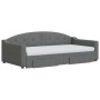 Sofá cama nido con cajones tela gris oscuro 100x200 cm de vidaXL, Camas y somieres - Ref: Foro24-3197590, Precio: 492,99 €, D...