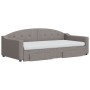 Sofá cama nido con cajones tela gris taupe 100x200 cm de vidaXL, Camas y somieres - Ref: Foro24-3197592, Precio: 504,67 €, De...