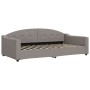 Sofá cama nido con cajones tela gris taupe 100x200 cm de vidaXL, Camas y somieres - Ref: Foro24-3197592, Precio: 504,67 €, De...