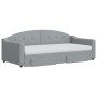 Sofá cama nido con cajones tela gris claro 90x190 cm de vidaXL, Camas y somieres - Ref: Foro24-3197594, Precio: 530,99 €, Des...