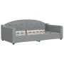 Sofá cama nido con cajones tela gris claro 90x190 cm de vidaXL, Camas y somieres - Ref: Foro24-3197594, Precio: 530,99 €, Des...