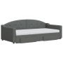 Sofá cama nido con cajones tela gris oscuro 90x190 cm de vidaXL, Camas y somieres - Ref: Foro24-3197595, Precio: 583,52 €, De...