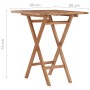 Folding garden table made of solid teak wood 60x60x75 cm by vidaXL, Garden tables - Ref: Foro24-48994, Price: 97,99 €, Discou...