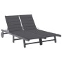 Garden lounger for 2 people and solid acacia wood cushions by vidaXL, Loungers - Ref: Foro24-3061389, Price: 366,71 €, Discou...