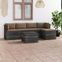 Garden pallet furniture 6 pieces cushions solid pine wood by vidaXL, Garden sets - Ref: Foro24-3061871, Price: 558,73 €, Disc...