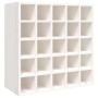 Solid white pine wood wine rack 56x25x56 cm by vidaXL, Wine and liquor cabinets - Ref: Foro24-821538, Price: 113,14 €, Discou...