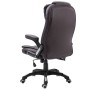 Silla de oficina de cuero sintético marrón de vidaXL, Sillas de oficina - Ref: Foro24-20232, Precio: 222,37 €, Descuento: %