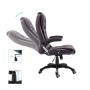 Silla de oficina de cuero sintético marrón de vidaXL, Sillas de oficina - Ref: Foro24-20232, Precio: 222,37 €, Descuento: %