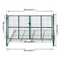 Garden Mesh Door Wall Fence 289x200cm/306x250cm by vidaXL, garden gates - Ref: Foro24-140926, Price: 594,36 €, Discount: %