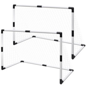 Mini soccer goals 2 units 91.5x48x61 cm by vidaXL, soccer goals - Ref: Foro24-90571, Price: 28,25 €, Discount: %