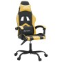 Silla gaming cuero sintético negro y dorado de vidaXL, Sillones para videojuegos - Ref: Foro24-3143892, Precio: 114,15 €, Des...