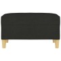 Black fabric footrest 70x55x41 cm by vidaXL, Ottomans - Ref: Foro24-349275, Price: 71,74 €, Discount: %