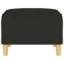 Black fabric footrest 70x55x41 cm by vidaXL, Ottomans - Ref: Foro24-349275, Price: 71,74 €, Discount: %