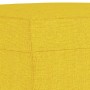 Reposapiés de tela amarillo claro 60x50x41 cm de vidaXL, Otomanas - Ref: Foro24-349268, Precio: 62,99 €, Descuento: %