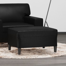 Black synthetic leather footstool 70x55x41 cm by vidaXL, Ottomans - Ref: Foro24-349311, Price: 63,99 €, Discount: %