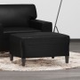 Black synthetic leather footstool 70x55x41 cm by vidaXL, Ottomans - Ref: Foro24-349311, Price: 68,81 €, Discount: %