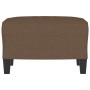 Brauner Stofffußhocker 60x50x41 cm von vidaXL, Osmanen - Ref: Foro24-349330, Preis: 61,99 €, Rabatt: %