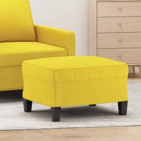 Light yellow fabric footstool 60x50x41 cm by vidaXL, Ottomans - Ref: Foro24-349332, Price: 60,35 €, Discount: %