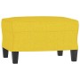 Light yellow fabric footstool 60x50x41 cm by vidaXL, Ottomans - Ref: Foro24-349332, Price: 61,99 €, Discount: %