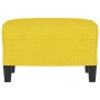 Light yellow fabric footstool 60x50x41 cm by vidaXL, Ottomans - Ref: Foro24-349332, Price: 61,99 €, Discount: %