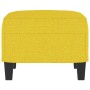 Light yellow fabric footstool 60x50x41 cm by vidaXL, Ottomans - Ref: Foro24-349332, Price: 61,99 €, Discount: %