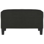 Reposapiés de tela negro 70x55x41 cm de vidaXL, Otomanas - Ref: Foro24-349307, Precio: 68,86 €, Descuento: %