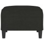 Reposapiés de tela negro 70x55x41 cm de vidaXL, Otomanas - Ref: Foro24-349307, Precio: 68,86 €, Descuento: %