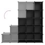 Cube shelving with 15 compartments black PP by vidaXL, Shoe racks and shoe organizers - Ref: Foro24-340545, Price: 58,78 €, D...