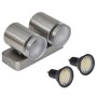 Aplique de pared cónico, LED e inoxidable de vidaXL, Iluminación de exterior - Ref: Foro24-41103, Precio: 29,99 €, Descuento: %