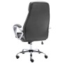 Silla de oficina de cuero auténtico gris de vidaXL, Sillas de oficina - Ref: Foro24-20563, Precio: 203,99 €, Descuento: %